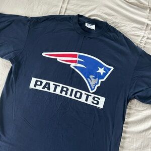 1997 Vintage New England Patriots Blue T-Shirt XL